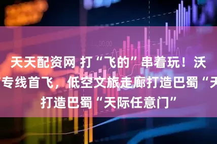 天天配资网 打“飞的”串着玩！沃飞长空熊猫专线首飞，低空文旅走廊打造巴蜀“天际任意门”